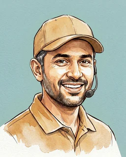 Coach Arjun, AI illustration