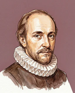 William Shakespeare, AI illustration